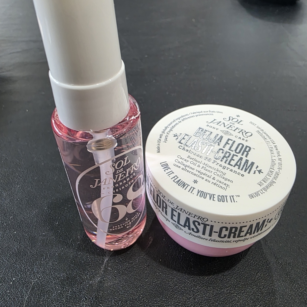 Sol de Janeiro Pink Glow Body Mist & Elasti-Cream Set - Pink